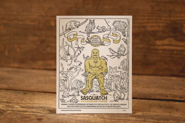 Sasquatch print